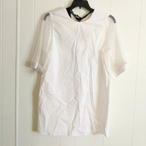 Grey Lab Womens Dress While Shirt Sz Medium NWT - Picture 1 of 8